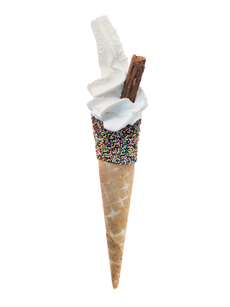 Mario's Ice cream cone with sprinkles